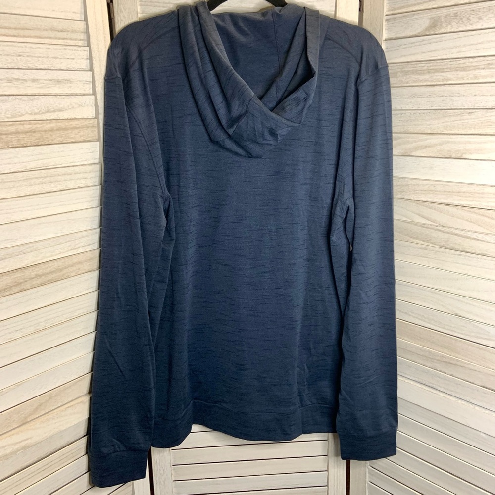 Nike Yoga Men’s Navy Blue Lightweight Zip Up Jacket Medium New - Picture 5 of 12